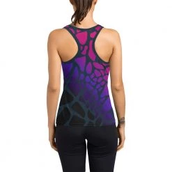 Harlow & Lloyd Raspberry Giraffe Racerback Tank