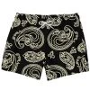 Subliminator Men Black & Bone Paisley Swim Shorts 2 Subliminator Men Black & Bone Paisley Swim Shorts