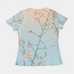 Harlow & Lloyd Cherry Blossoms With Bird Women's Tee