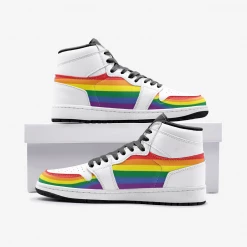 Harlow & Lloyd Shoes Rainbow Stripe Sneakers