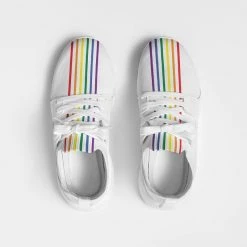 Harlow & Lloyd Shoes Rainbow Pride Stripe Men's Sneaker