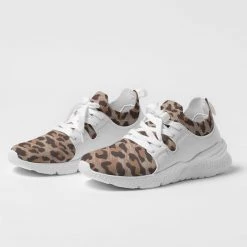Harlow & Lloyd Leopard Print Men's Flyknit Sneaker