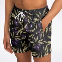Subliminator Olive Tree Charcoal Swim Shorts