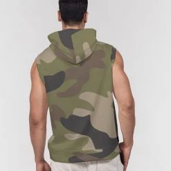 Harlow & Lloyd Woodland Camo Men's Premium Heavyweight Sleeveless Hoodie Hoodies 14 Harlow & Lloyd Woodland Camo Men's Premium Heavyweight Sleeveless Hoodie Hoodies