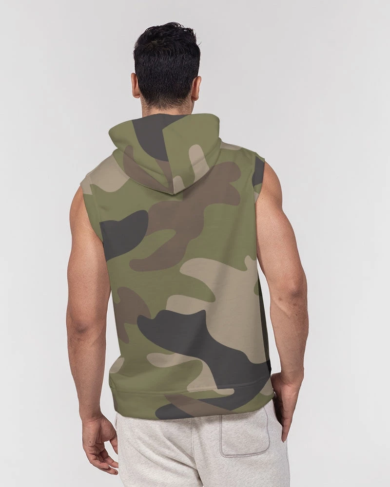Harlow & Lloyd Woodland Camo Men's Premium Heavyweight Sleeveless Hoodie Hoodies 8 Harlow & Lloyd Woodland Camo Men's Premium Heavyweight Sleeveless Hoodie Hoodies