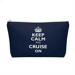 Printify Keep Calm & Cruise On Accessory Pouch Accessories