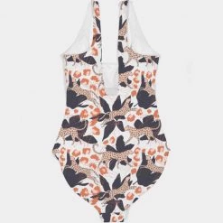 Harlow & Lloyd Swimwear Jungle Leopard Women's One-Piece Swimsuit 10 Harlow & Lloyd Swimwear Jungle Leopard Women's One-Piece Swimsuit