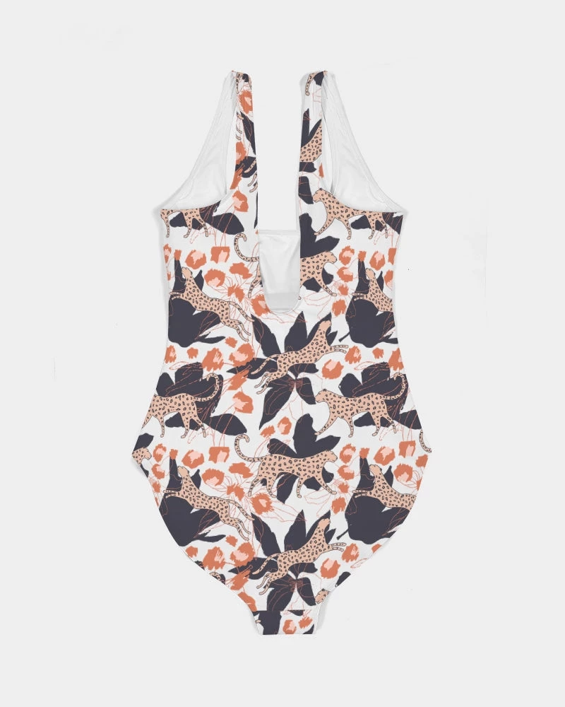 Harlow & Lloyd Swimwear Jungle Leopard Women's One-Piece Swimsuit 5 Harlow & Lloyd Swimwear Jungle Leopard Women's One-Piece Swimsuit