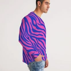 Harlow & Lloyd Electric Zebra Men's Long Sleeve Tee T Shirts & Tanks