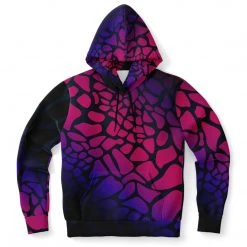 Subliminator Raspberry Giraffe Unisex Hoodie