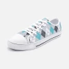 Harlow & Lloyd Golf Pattern Low Top Unisex Canvas Sneakers 1 Harlow & Lloyd Golf Pattern Low Top Unisex Canvas Sneakers