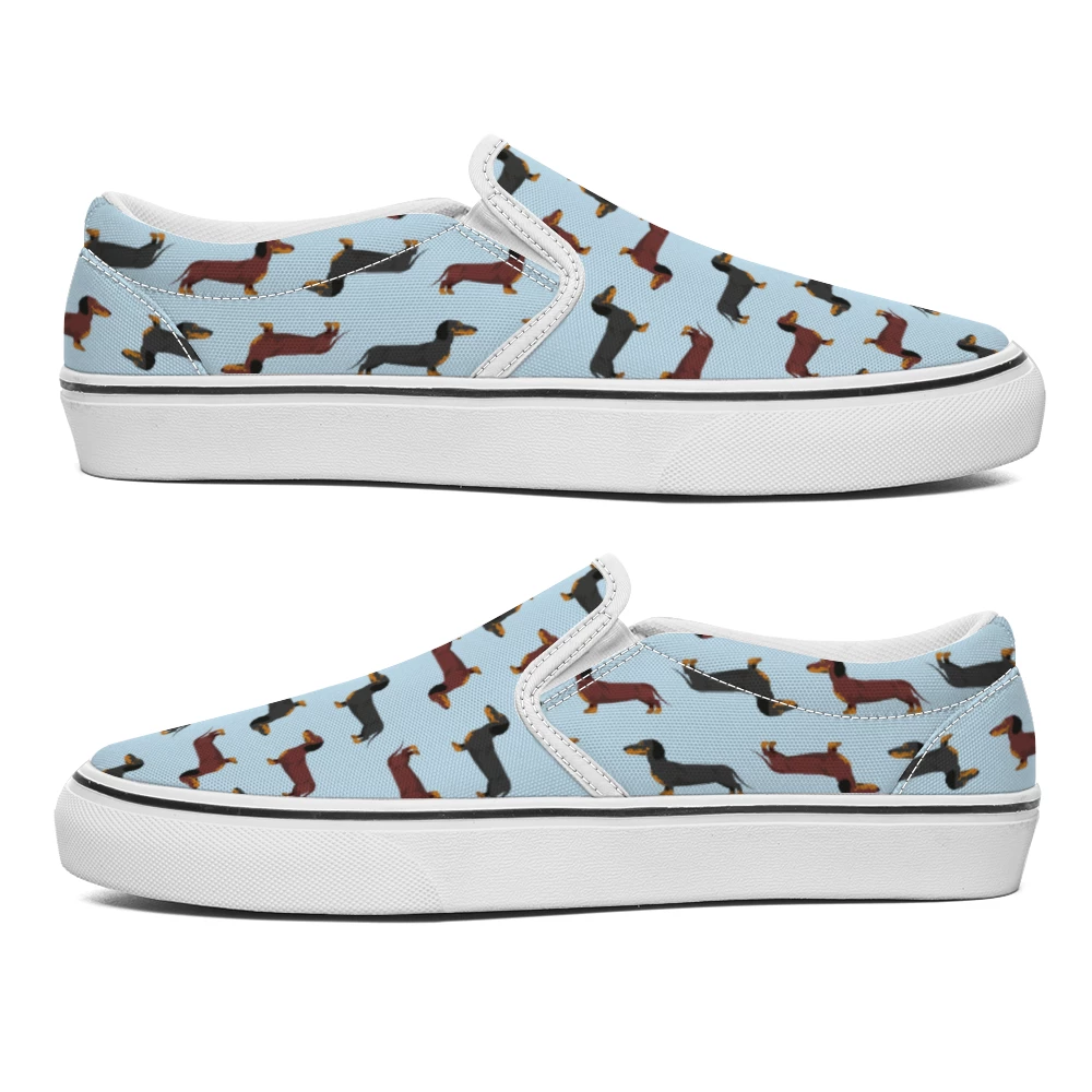 ThisNew Dachshund Blue Slip On Unisex Canvas Shoes 5 ThisNew Dachshund Blue Slip On Unisex Canvas Shoes
