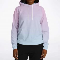 Subliminator Pink Blue Color Fade Unisex Hoodie