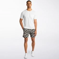 Subliminator Tiger Sand Fleece Shorts