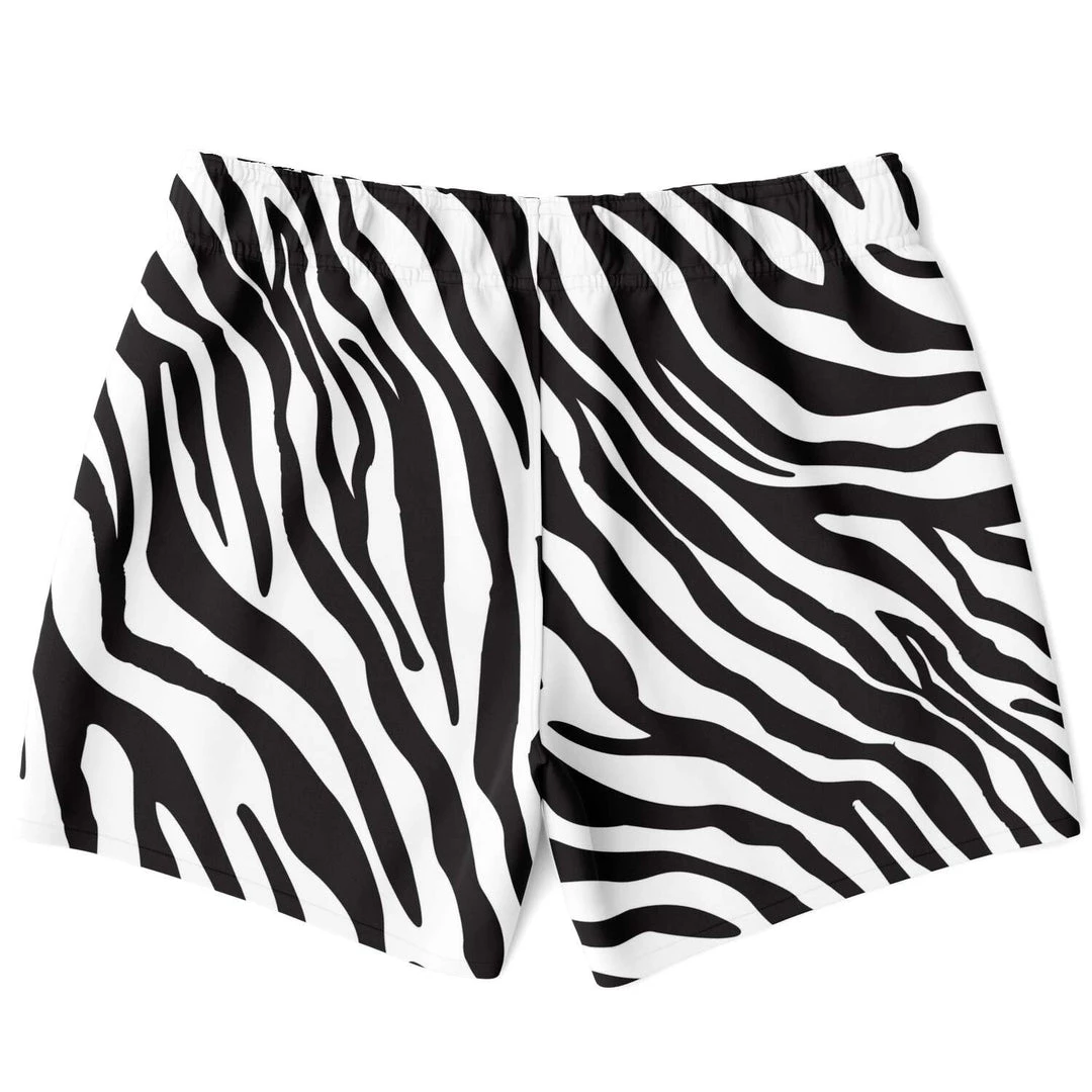 Subliminator Zebra Print Swim Shorts Men 4 Subliminator Zebra Print Swim Shorts Men