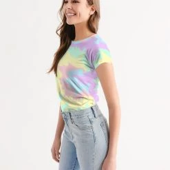 Harlow & Lloyd T Shirts & Tanks Pastal Smash Tie Dye Women's Tee