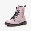 Harlow & Lloyd Shoes Cherry Blossom Pink Lace Up Boots 1 Harlow & Lloyd Shoes Cherry Blossom Pink Lace Up Boots