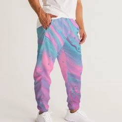 Harlow & Lloyd Marshmallow Marbled Men's Lightweight Track Pants