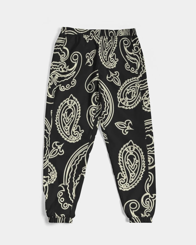 Harlow & Lloyd Black & Bone Paisley Men's Lightweight Track Pants Pants & Joggers 9 Harlow & Lloyd Black & Bone Paisley Men's Lightweight Track Pants Pants & Joggers