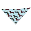 ThisNew Dachshund Dog Bandana / Scarf In Pale Blue 1 ThisNew Dachshund Dog Bandana / Scarf In Pale Blue