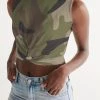 Harlow & Lloyd Woodland Camo Women's Twist-Front Tank