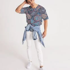 Harlow & Lloyd Perfect Paisley Men's Premium Heavyweight Tee T Shirts & Tanks