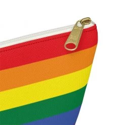 Printify Accessories Personalized Rainbow Accessory Pouch W T-bottom