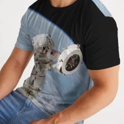 Harlow & Lloyd T Shirts & Tanks Astronaut In Space Men's Tee