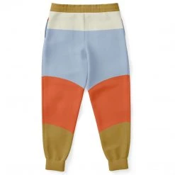 Subliminator Pants & Joggers Blue Orange Alpine Unisex Fleece Joggers