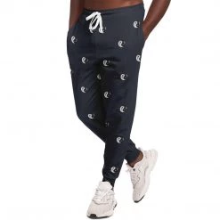 Subliminator Yin Yang 3D Unisex Fleece Joggers In Charcoal