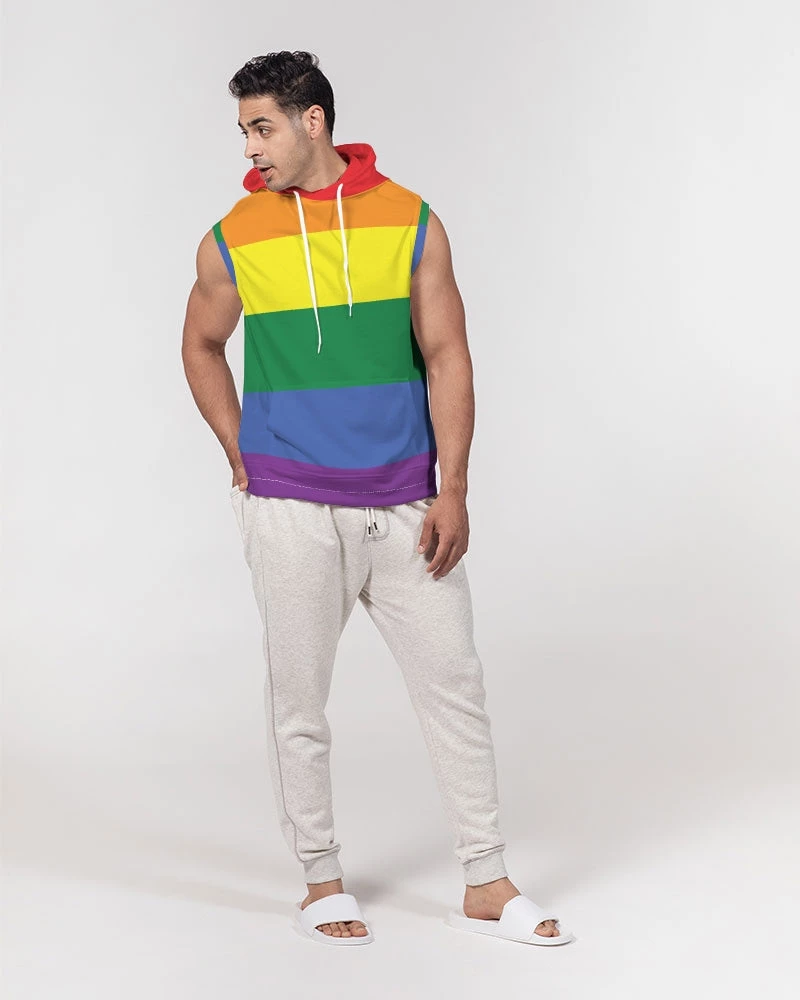 Harlow & Lloyd Hoodies Rainbow Pride Premium Heavyweight Sleeveless Hoodie 9 Harlow & Lloyd Hoodies Rainbow Pride Premium Heavyweight Sleeveless Hoodie