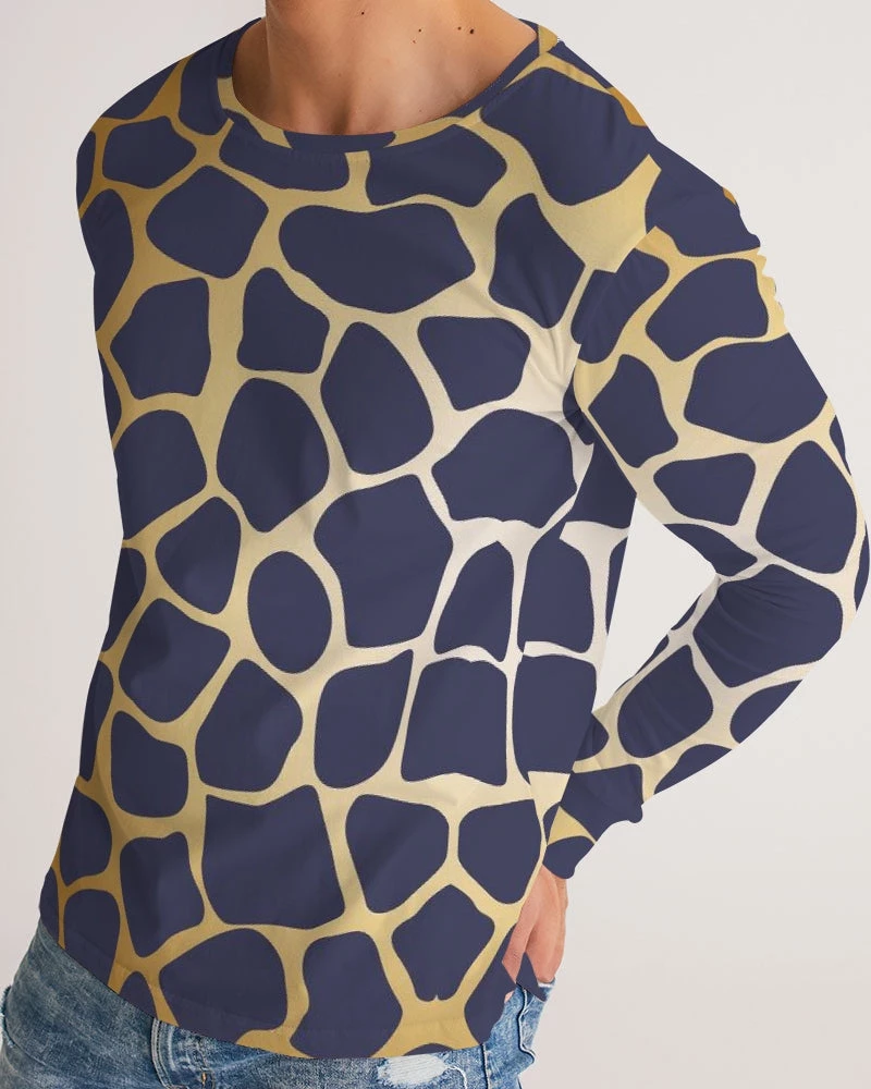 Harlow & Lloyd Regal Giraffe Men's Long Sleeve Tee T Shirts & Tanks 3 Harlow & Lloyd Regal Giraffe Men's Long Sleeve Tee T Shirts & Tanks