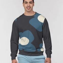 Harlow & Lloyd Abstract Flowers French Terry Crewneck Pullover Sweatshirt Sweatshirts & Pullovers 13 Harlow & Lloyd Abstract Flowers French Terry Crewneck Pullover Sweatshirt Sweatshirts & Pullovers