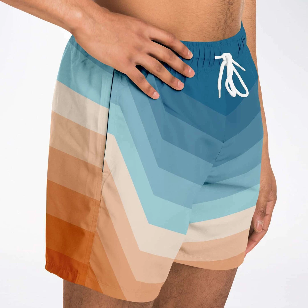 Subliminator Sunshine Blue Swim Shorts Men 13 Subliminator Sunshine Blue Swim Shorts Men