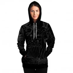 Subliminator Birth Of Venus Black Unisex Hoodie Hoodies