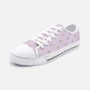 Harlow & Lloyd Dog & Bone Mauve Low Top Unisex Canvas Sneakers Shoes