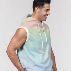 Harlow & Lloyd Soft Rainbow Premium Heavyweight Sleeveless Hoodie Hoodies 14 Harlow & Lloyd Soft Rainbow Premium Heavyweight Sleeveless Hoodie Hoodies