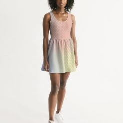 Harlow & Lloyd Portofino Women's Scoop Neck Skater Dress