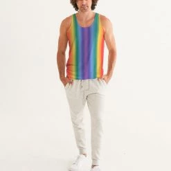 Harlow & Lloyd Rainbow Vertical Stripe Tank T Shirts & Tanks 13 Harlow & Lloyd Rainbow Vertical Stripe Tank T Shirts & Tanks
