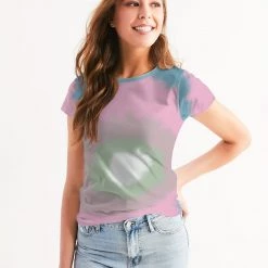 Harlow & Lloyd Ocean Coral Tie Dye Women's Tee