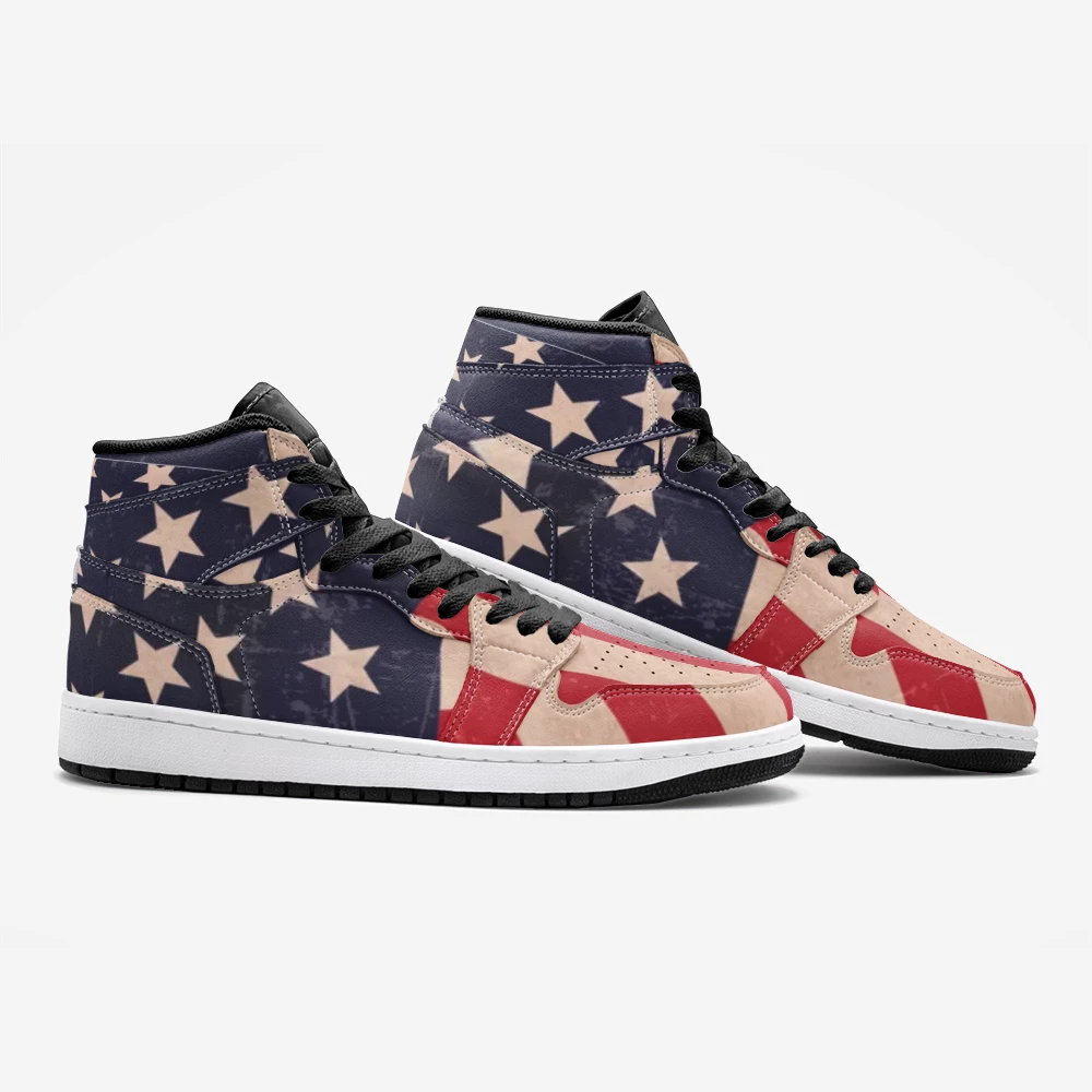 Harlow & Lloyd Vintage USA Flag Sneakers Shoes 4 Harlow & Lloyd Vintage USA Flag Sneakers Shoes