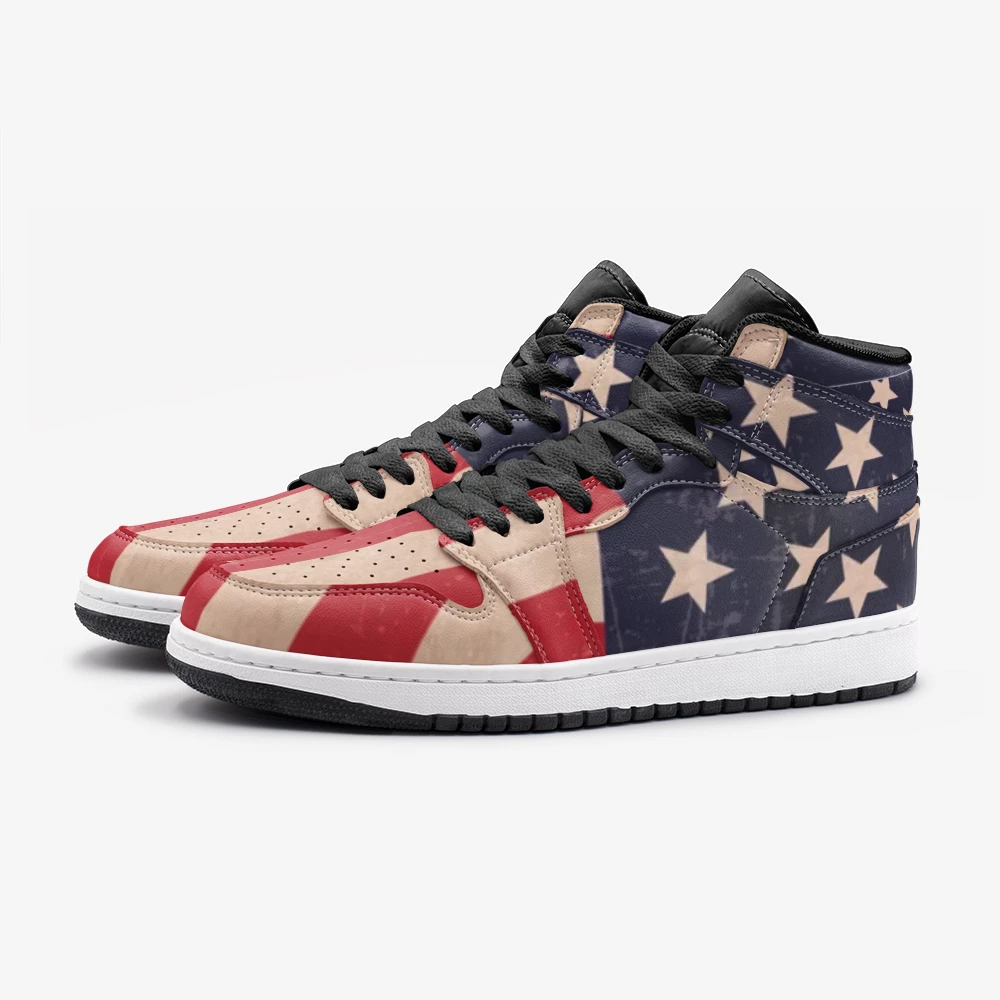 Harlow & Lloyd Vintage USA Flag Sneakers Shoes 5 Harlow & Lloyd Vintage USA Flag Sneakers Shoes