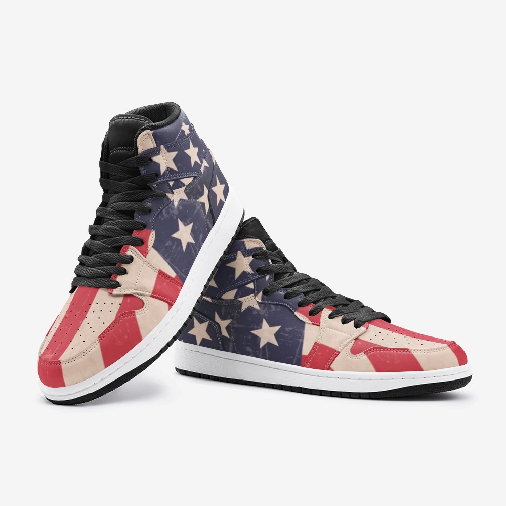 Harlow & Lloyd Vintage USA Flag Sneakers Shoes 6 Harlow & Lloyd Vintage USA Flag Sneakers Shoes
