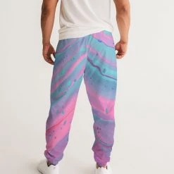 Harlow & Lloyd Marshmallow Marbled Men's Lightweight Track Pants