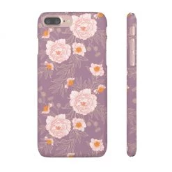 Printify Orange Peonies Floral Rose Phone Case