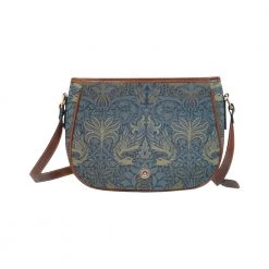Harlow & LLoyd Bags Peacock & Dragon Large Saddle Bag