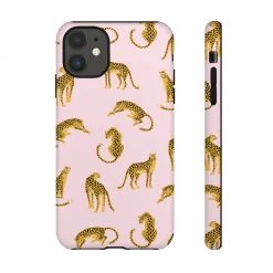 Printify Accessories Pink Leopards Tough Phone Case