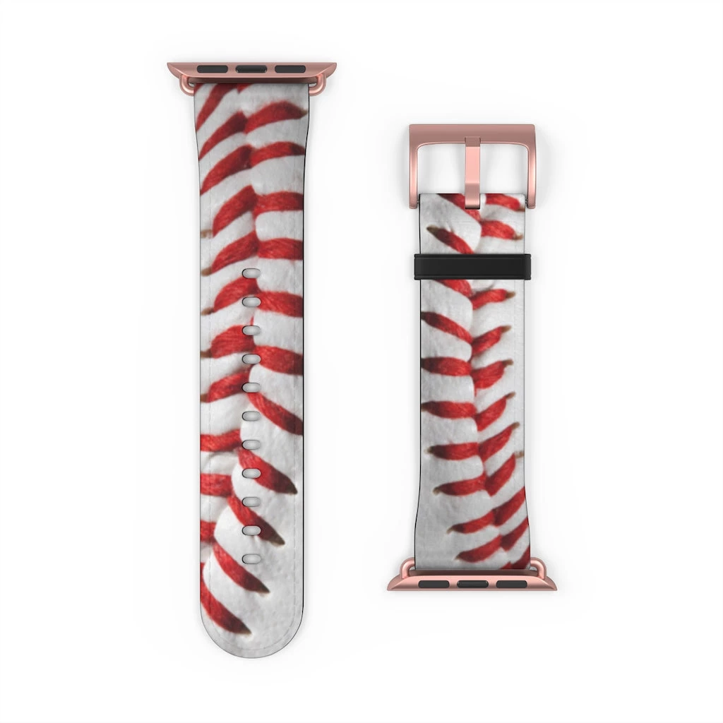 Printify Baseball Seam Apple Watch Band Accessories 30 Printify Baseball Seam Apple Watch Band Accessories