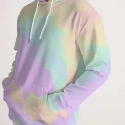 Harlow & Lloyd Lilac Mint Tie Dye Men's Hoodie
