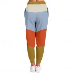 Subliminator Pants & Joggers Blue Orange Alpine Unisex Fleece Joggers